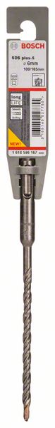 Martillo perforador BOSCH Plus-5 Ø 6,0 mm longitud de trabajo 100 mm longitud 160 mm ( 4000909804 )