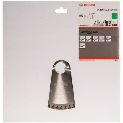 BOSCH Circular saw blade Outer Ø 216 mm Number of teeth 60 WZ/N ( 4000815444 )