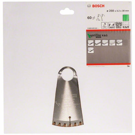 BOSCH Circular saw blade Outer Ø 250 mm Number of teeth 60 WZ/N ( 4000815448 )