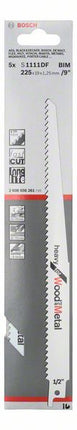 BOSCH Reciprocating saw blade S 1111 DF Length 225 mm Width 19 mm ( 4000909245 )