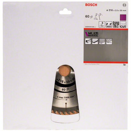 BOSCH Lame de scie circulaire Ø extérieur 216 mm nombre de dents 60 HLTCG ( 8000342263 )