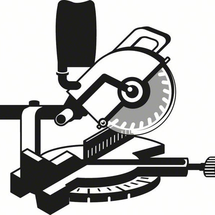 BOSCH Kreissägeblatt Außen-Ø 254 mm Zähnezahl 80 HLTCG ( 8000342267 )