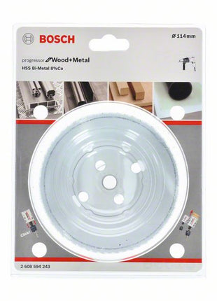 Sierra perforadora BOSCH diámetro 114 mm profundidad de corte 40 mm (8000342566)