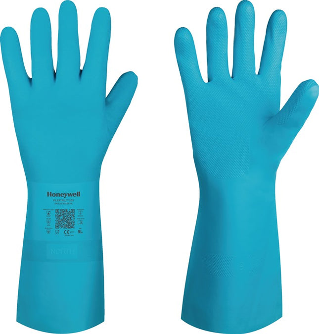 HONEYWELL chemical gloves FLEXTRIL(TM) 101 size 9 green ( 4000391301 )