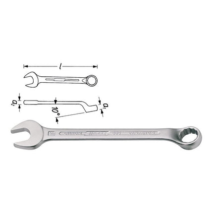 HAZET Combination spanner 603 SW 15 mm Length 180 mm ( 8000465085 )