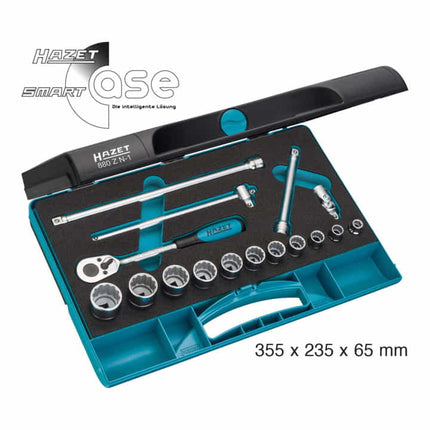 Set di chiavi HAZET 880ZN-1 16 pezzi 3/8 ″ ( 8000466978 )