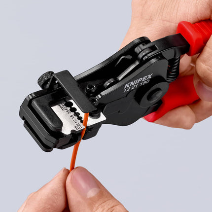 KNIPEX Szczypce do ściągania izolacji, długość 180 mm ( 4000810493 )