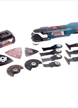 Bosch GOP 18 V-28 Akku Multi-Cutter Brushless + 1x Akku 5,0Ah + Zubehör - ohne Ladegerät - Toolbrothers