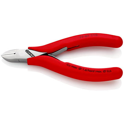 KNIPEX Electronics fresas diagonales longitud 115 mm forma 0 ( 4000794254 )