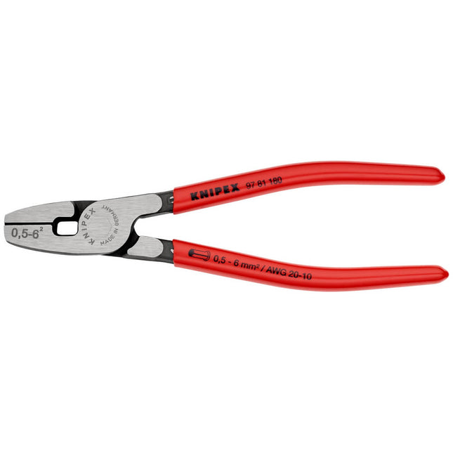 Alicates para crimpar extremos de cable KNIPEX longitud total 180 mm ( 4000810446 )