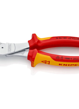 KNIPEX diagonal cutters length 180 mm ( 4000810166 )