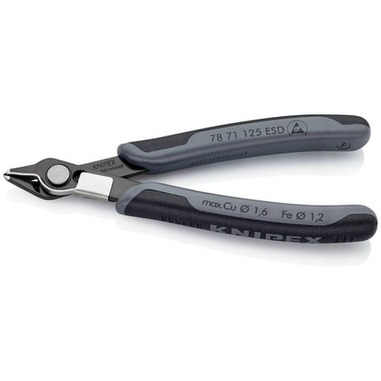 KNIPEX Electronics diagonal cutters Super-Knips(R) length 125 mm shape 7 ( 4000810523 )