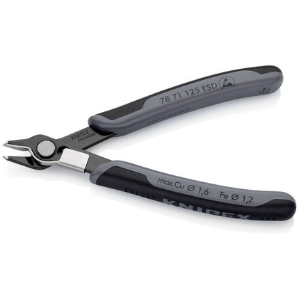 KNIPEX Electronics diagonal cutters Super-Knips(R) length 125 mm shape 7 ( 4000810523 )