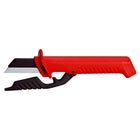 Coltello per cavi KNIPEX lunghezza 185 mm lunghezza lama 50 mm ( 4000794994 )