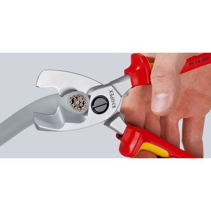 Nożyce do kabli KNIPEX o długości 200 mm ( 4000810912 )