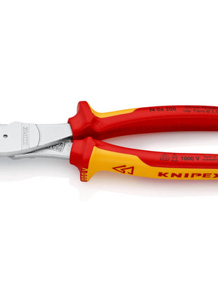 KNIPEX Coupeuse latér. diag. à forte démultipl.  longueur 200 mm ( 4000810167 )