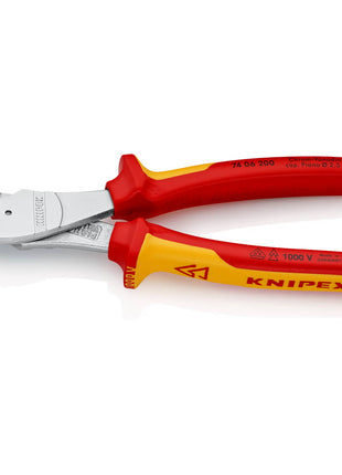 KNIPEX Coupeuse latér. diag. à forte démultipl.  longueur 200 mm ( 4000810167 )