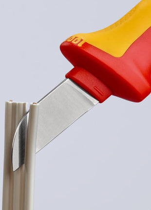 Coltello per cavi KNIPEX lunghezza 190 mm lunghezza lama 50 mm ( 4000817819 )