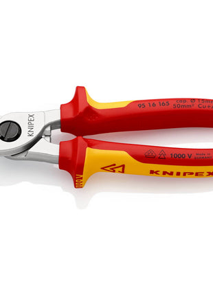 KNIPEX cable shears length 165 mm ( 4000810906 )