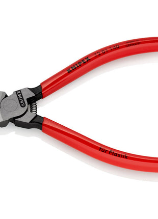 KNIPEX Diagonal cutters for plastics Total length 140 mm ( 4000810177 )