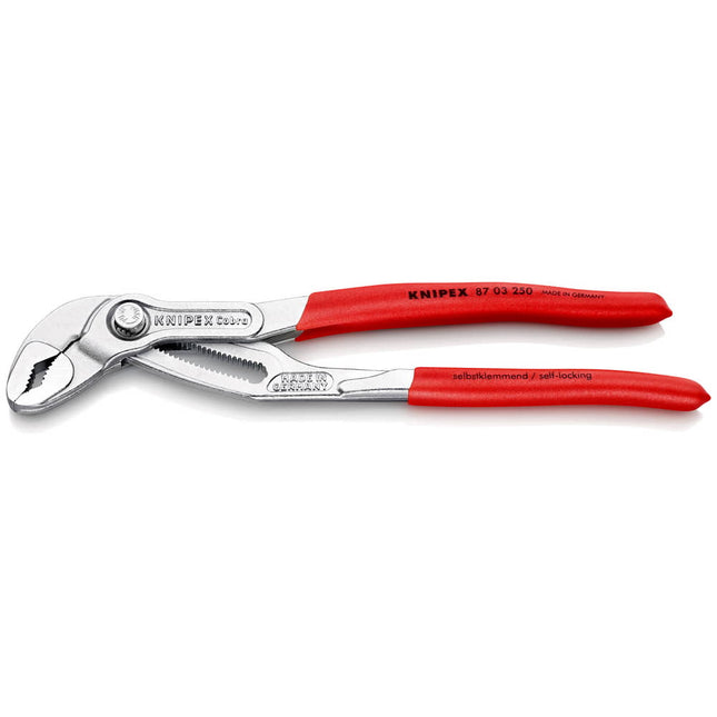 Pinze per pompe dell'acqua KNIPEX Cobra(R) Lunghezza 250 mm Larghezza di serraggio 46 mm ( 4000810650 )