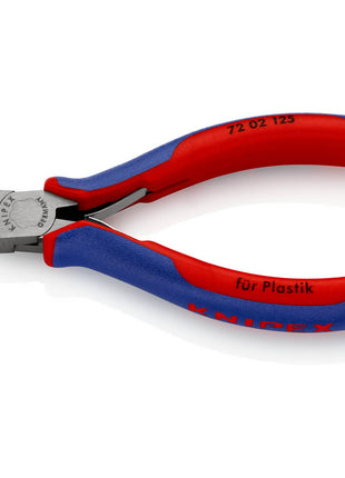 KNIPEX Diagonal cutters for plastics Overall length 125 mm ( 4000794228 )