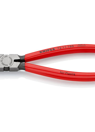KNIPEX Diagonal cutters for plastics Overall length 160 mm ( 4000810180 )