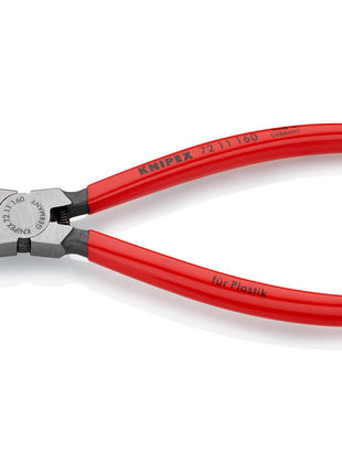 KNIPEX Diagonal cutters for plastics Overall length 160 mm ( 4000810180 )