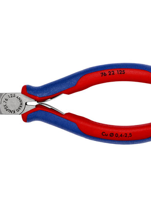 Frese diagonali KNIPEX lunghezza 125 mm forma 2 smussata no ( 4000794626 )