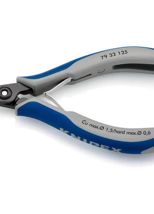KNIPEX precision electronics diagonal cutters length 125 mm shape 3 ( 4000810822 )