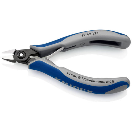 KNIPEX precision electronics diagonal cutters length 125 mm shape 4 ( 4000810823 )