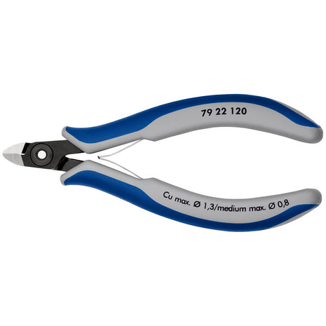KNIPEX precision electronics diagonal cutters length 120 mm shape 2 ( 4000810825 )