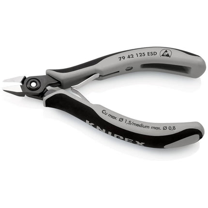 KNIPEX precision electronics diagonal cutters length 125 mm shape 4 ( 4000810832 )