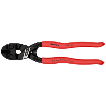 KNIPEX compact bolt cutters CoBolt(R) length 200 mm plastic coating ( 4000810164 )