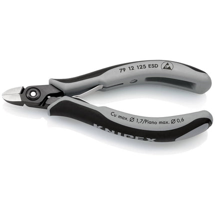 KNIPEX precision electronics diagonal cutters, length 125 mm ( 4000795064 )