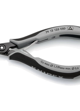 KNIPEX precision electronics diagonal cutters, length 125 mm ( 4000795064 )