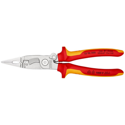 KNIPEX Pinze per installazione elettrica lunghezza 200 mm VDE ( 4000811006 )