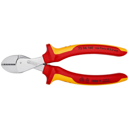 KNIPEX compact diagonal cutters X-Cut(R) length 160 mm ( 4000810949 )