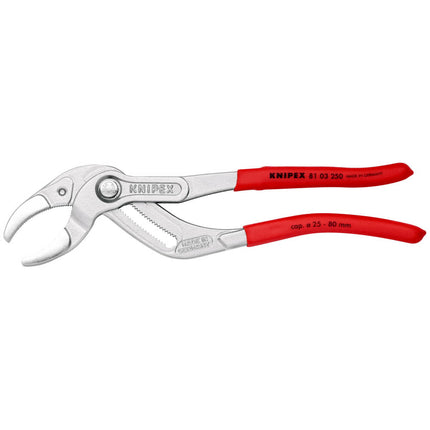 KNIPEX siphon/connector pliers length 250 mm span 25 - 80 mm ( 4000795327 )