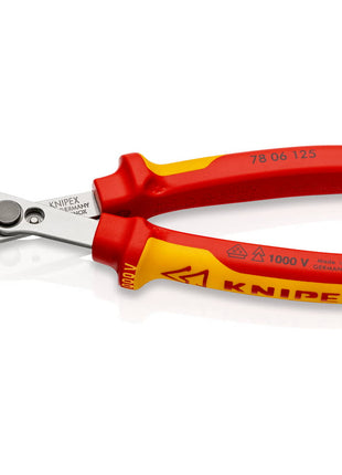 KNIPEX Electronic diagonal cutters Electronic Super-Knips(R) length 125 mm shape 0 ( 4000811090 )