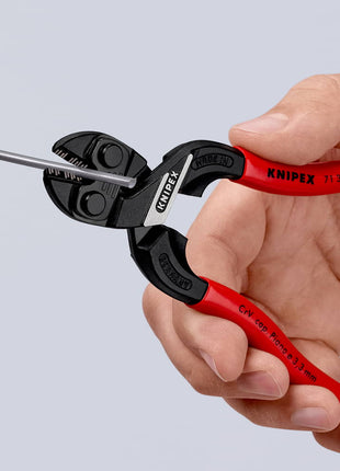 KNIPEX compact bolt cutters CoBolt(R) length 160 mm plastic coating ( 4000810091 )