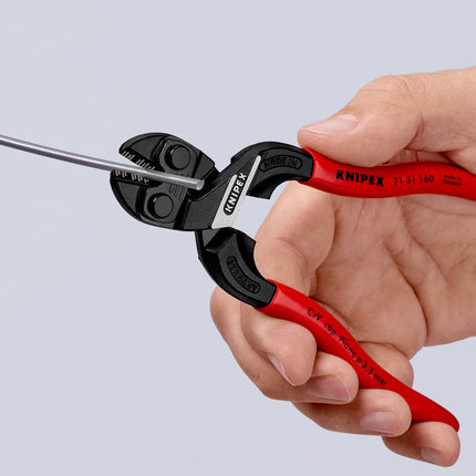 KNIPEX compact bolt cutters CoBolt(R) length 160 mm plastic coating ( 4000810091 )