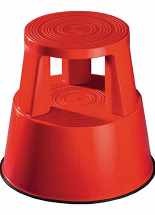 WEDO plastic castor stool red ( 9000460151 )