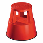 WEDO plastic castor stool red ( 9000460151 )