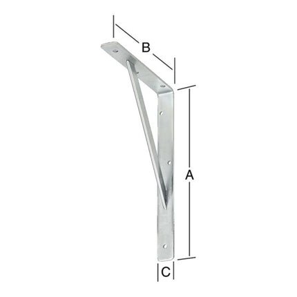 Staffa per barra VORMANN Lunghezza 400 mm Altezza 250 mm Larghezza 30 mm ( 3000272096 )