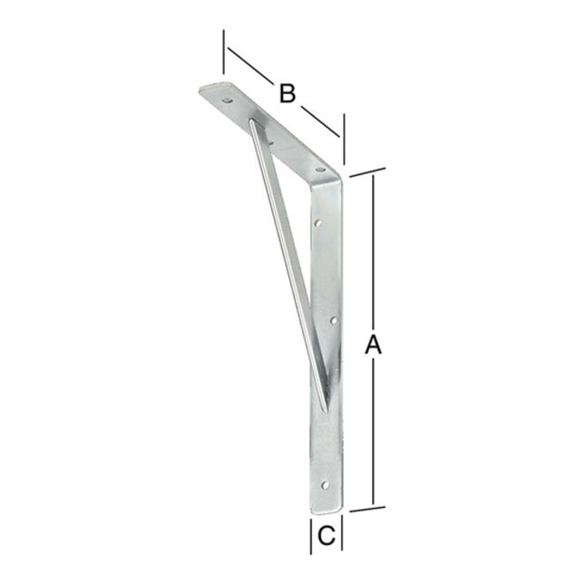 Staffa per barra VORMANN Lunghezza 400 mm Altezza 250 mm Larghezza 30 mm ( 3000272096 )