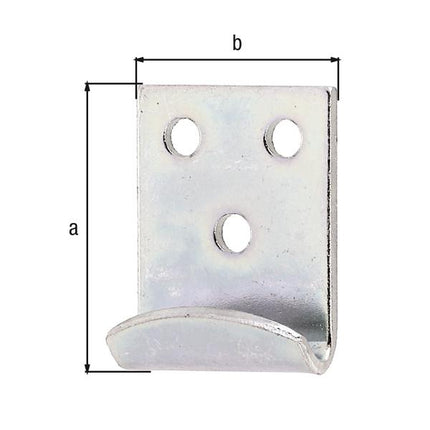 GAH locking hooks for crate latches Length 34 Width 25 Thickness 2 mm ( 8002768384 )