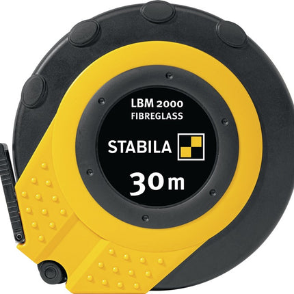 STABILA capsule tape measure LBM 2000 FIBREGLASS length 30 m tape width 13 mm ( 8000911845 )