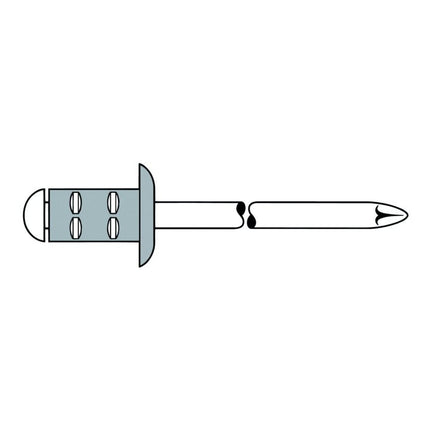 GESIPA Rivet POP PolyGrip® tige de rivet D. x l 4,8 x 10 mm ( 4000813769 )