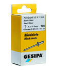 GESIPA blind rivet PolyGrip(R) rivet shank d x l 4 x 10 mm ( 4000813787 )